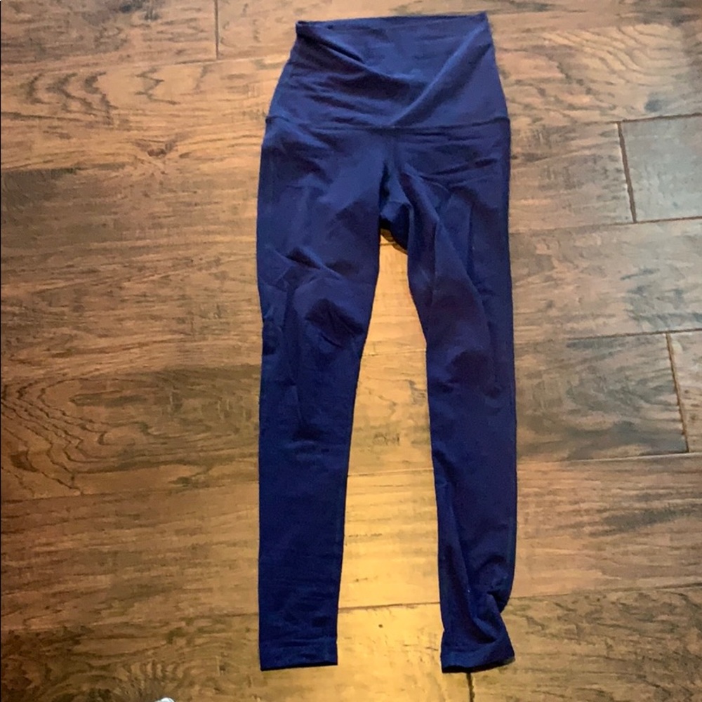 Navy high waisted leggings